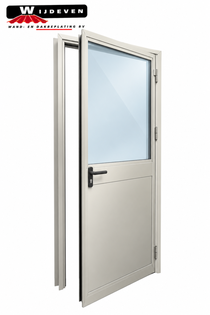 Deur ALU links met glas 980 x 2150