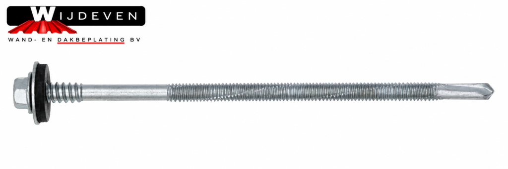 Paneelschroef RVS voor montage op staal (t/m 1,2mm dikte), BP5, ring 19mm