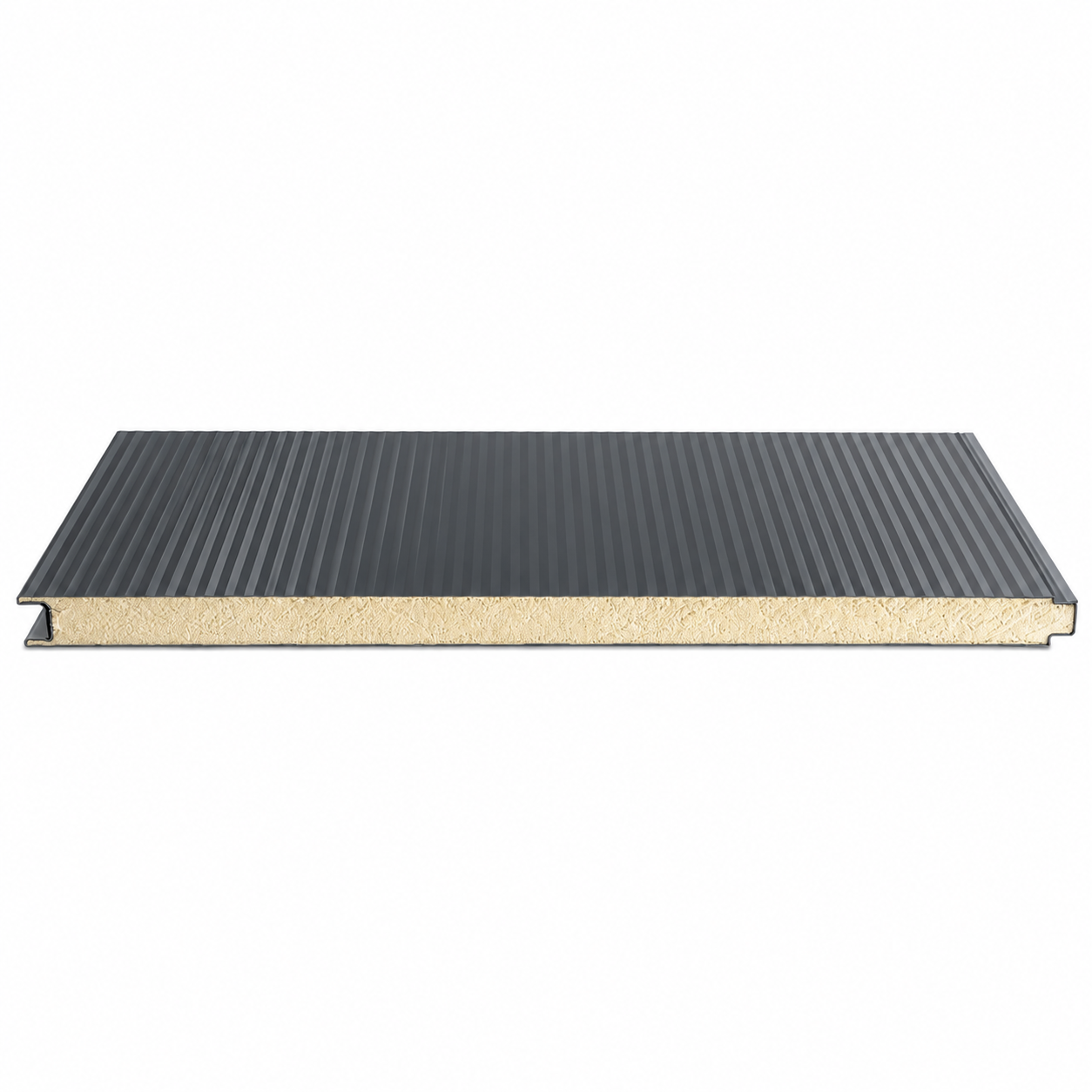 Budget sandwichpaneel, 40/1000, 7016/9002 mr/box 6000mm