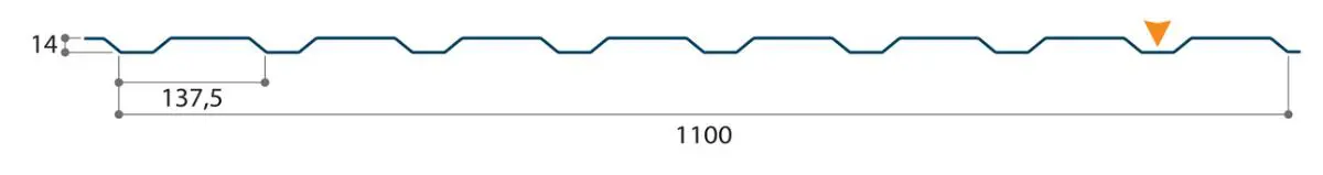 JI Damwand 16/137/1100 0,63 - Afbeelding 2