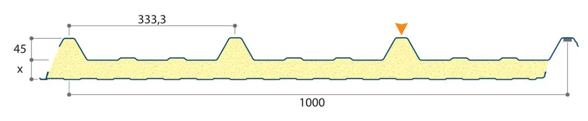 JI ROOF 1000 40/85 7016 sipo 4100 - Afbeelding 2
